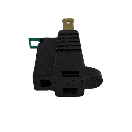 Projex Plug Adapter, Outlet Tap, 1-15P, Black 310-1-C/08PRJ